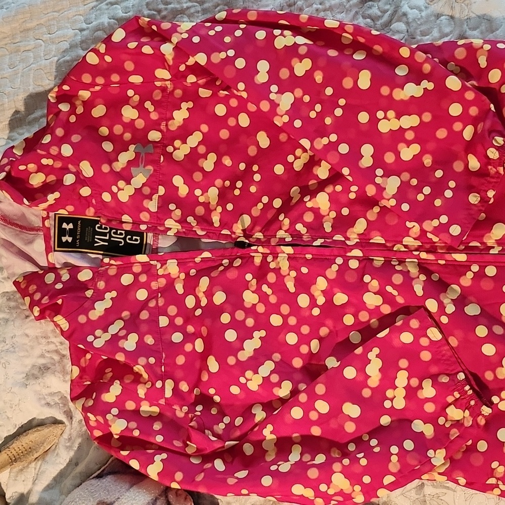 UNDER ARMOUR GIRLS thin rain jacket szyouth Large